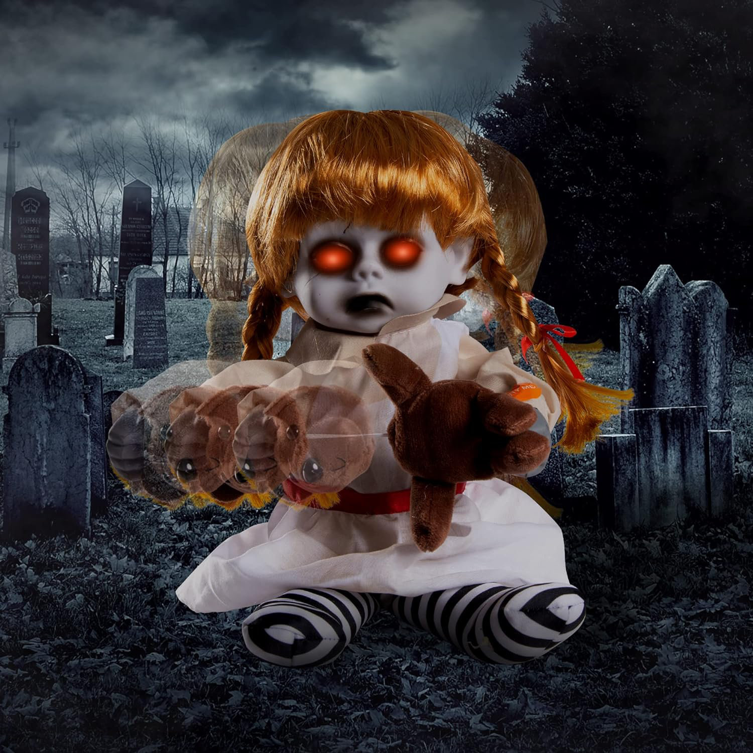 Creepy dolls halloween decor cheap